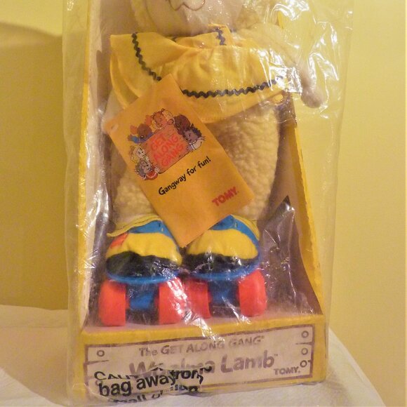 Get Along Gang WOOLMA LAMB 12" Plush Doll vintage TOMY factory sealed 80s TV toy - Picture 2 of 14